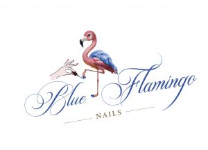 Blue Flamingonails